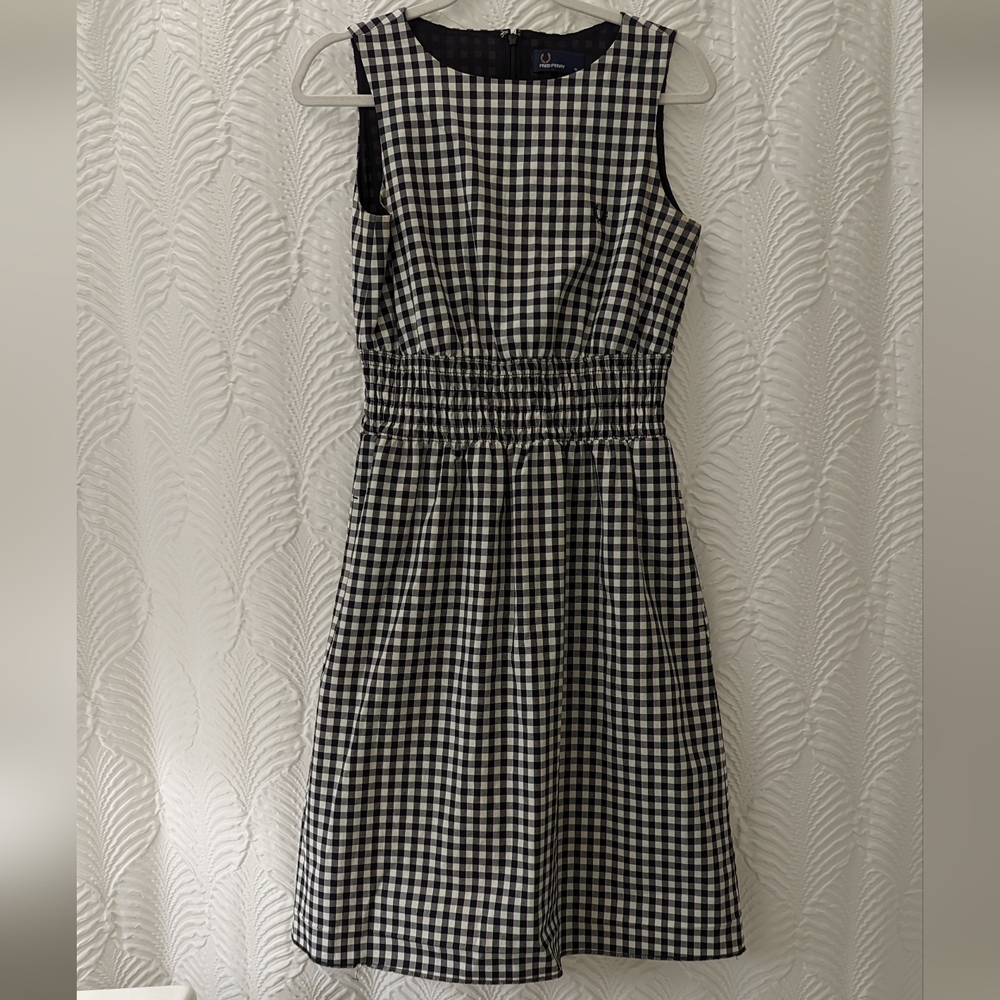 Fred Perry Gingham dress Small